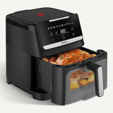 Air Fryer MOULINEX EZ8468F0 7L Noir Air Fryer MOULINEX EZ8468F0 7L Noir vue 3/4