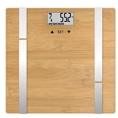 Pèse-personne Impédancemètre 180kg 100g - Bamboofit Pèse-personne Impédancemètre 180kg 100g - Bamboofit