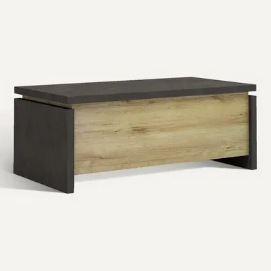 Table basse BAXTER imitation chêne Table basse BAXTER imitation chêne vue 3/4