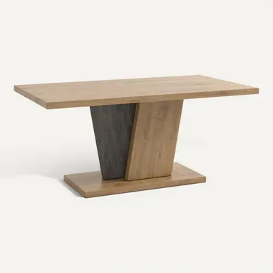 Table basse TERRA Imitation chêne / béton ciré Table basse TERRA Imitation chêne / béton ciré vue 3/4