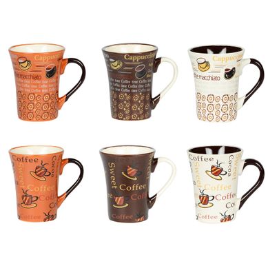 Tasse Collector 15 Cl Décors Assortis (lot De 6) En Porcelaine Tasse Collector 15 Cl Décors Assortis (lot De 6) En Porcelaine