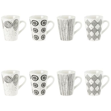Coffret De 8 Tasses Palawan 9 Cl En Porcelaine Coffret De 8 Tasses Palawan 9 Cl En Porcelaine