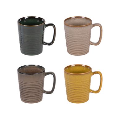 Coffret De 4 Mugs Haut Kili 40 Cl En Porcelaine Coffret De 4 Mugs Haut Kili 40 Cl En Porcelaine