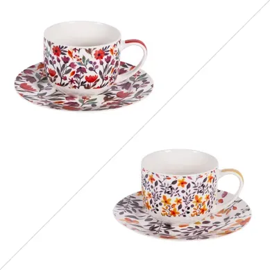 Coffret Déjeuner Blossia 47 Cl (lot De 2) En Porcelaine Coffret Déjeuner Blossia 47 Cl (lot De 2) En Porcelaine