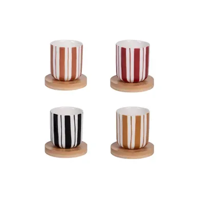 Coffret 4 Tasses Singita 10 Cl En Porcelaine Coffret 4 Tasses Singita 10 Cl En Porcelaine
