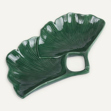 Coupe 2 Feuilles 26 Cm En Céramique