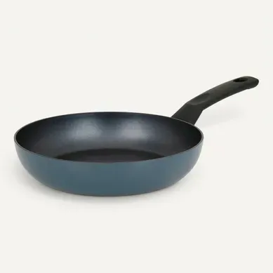 Poêle aluminium pressé Ø.24 cm  Bleu / Noir vue 3/4