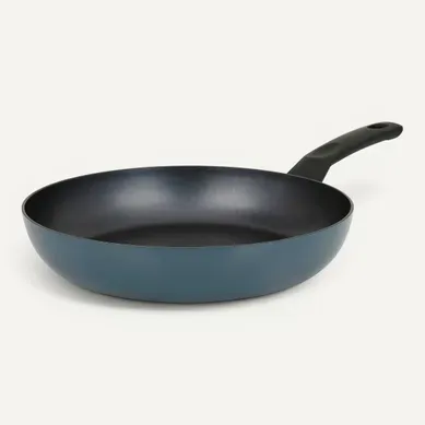 Poêle aluminium pressé Ø 28 cm  Bleu / Noir vue 3/4