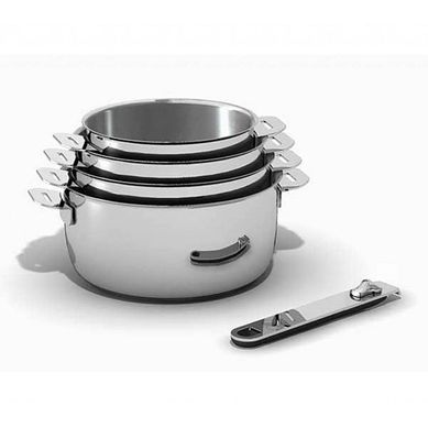 Série De 4 Casseroles Inox 14/16/18/20cm 12566964 Série De 4 Casseroles Inox 14/16/18/20cm 12566964