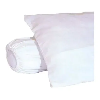 Sous-taie D'oreiller Molleton 100% Coton Gratté - 60 X 60 Cm - Blanc Sous-taie D'oreiller Molleton 100% Coton Gratté - 60 X 60 Cm - Blanc