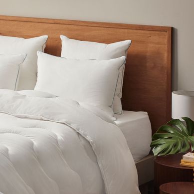 Oreiller Natur'rev - 40% Duvet - Medium 60 X 60 Cm Blanc Oreiller Natur'rev - 40% Duvet - Medium 60 X 60 Cm Blanc