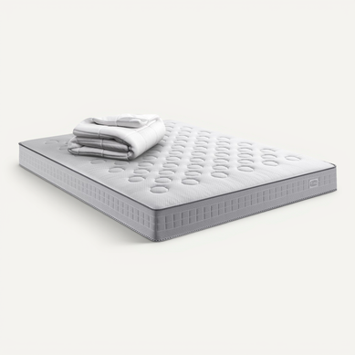 Matelas Ressorts Ensachés 160x200 cm INITIAL, Ferme, H23 + Couette 260x240
