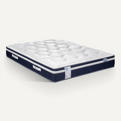 Matelas hybride 180x200 cm SIMMONS NUIT FRAICHE ép.27 cm vue 3/4