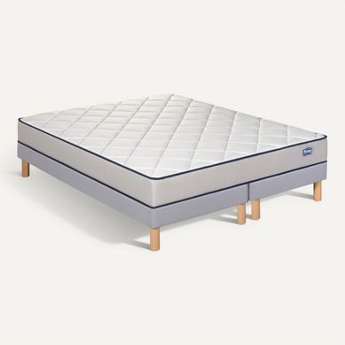 Ensemble matelas et sommier SIMMONS DETENTE 180x200 cm vue 3/4