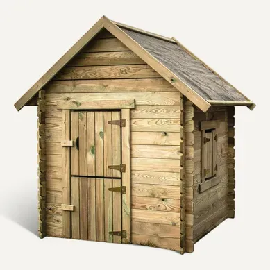 Maisonnette En Bois "sophie" - 120 X 120 X 159 Cm Maisonnette En Bois "sophie" - 120 X 120 X 159 Cm