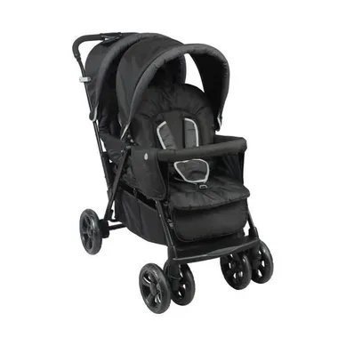 Poussette Double - Toute Équipée - Habillage Pluie Inclus - Pliage Facile Poussette Double - Toute Équipée - Habillage Pluie Inclus - Pliage Facile