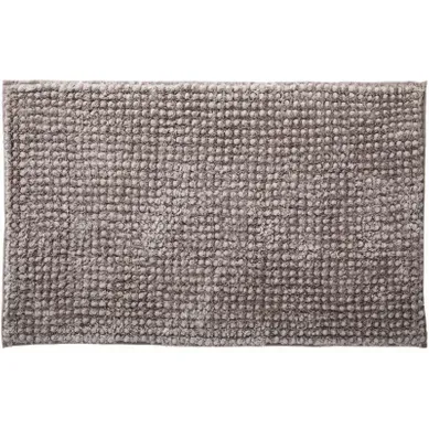 Tapis De Bain Chenille 50x80 En Polyester Uni Gris Lunaire 50x80cm Tapis De Bain Chenille 50x80 En Polyester Uni Gris Lunaire 50x80cm