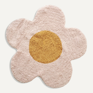Tapis Marguerite Enfant En Coton Tufté 80x80cm Tapis Marguerite Enfant En Coton Tufté 80x80cm