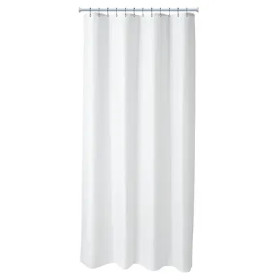 Rideau De Douche Uni En Polyester Essentiel