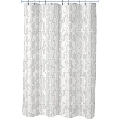 Rideau De Douche Imprimé Arche En Polyester Retro