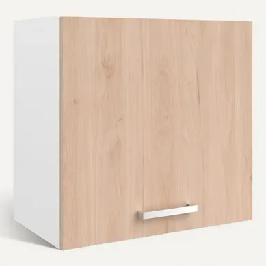 Haut 60 cm 1 porte UNO chêne vue 3/4