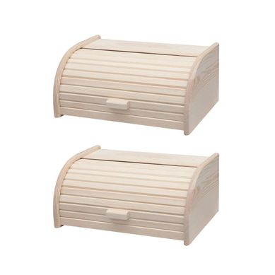 Lot De 2 Huches à Pain En Bois Fackelmann Boissellerie Lot De 2 Huches à Pain En Bois Fackelmann Boissellerie