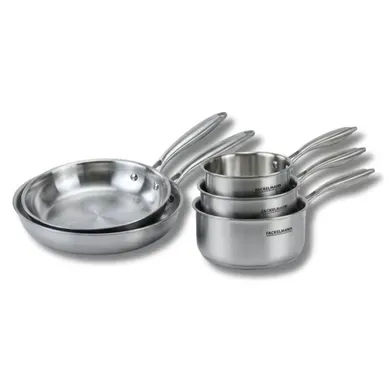 Batterie De Cuisine Avec 2 Poêles 20/26 Cm Et 2 Casseroles 14/18 Cm Sans Pfas Vita3