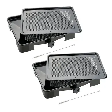 Zenker Lot De 2 Plats À Four Avec Grille 39 X 33 Cm Acier émaillé Zenker Lot De 2 Plats À Four Avec Grille 39 X 33 Cm Acier émaillé