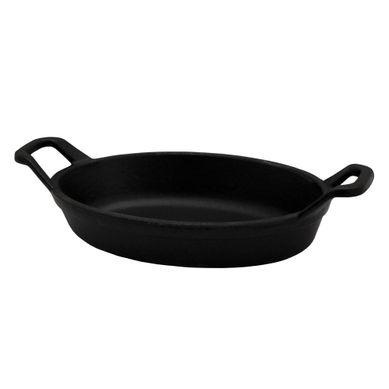 Mini Plat Ovale En Fonte Noir Mat 15 Cm En Fonte émaillée Mini Plat Ovale En Fonte Noir Mat 15 Cm En Fonte émaillée