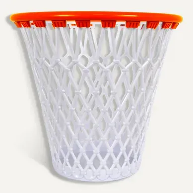 Corbeille à papier BASKET Blanc Corbeille à papier BASKET Blanc vue de face