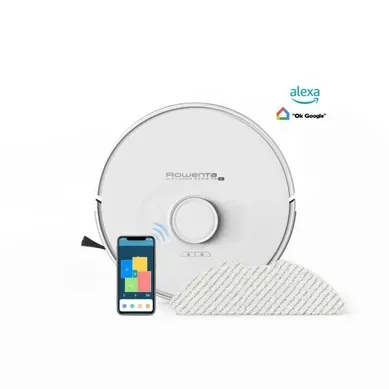 Aspirateur Robot Laveur - Rr8567wh - Laser Ultraprécise - Réglages Personnalisés - X-plorer - Blanc