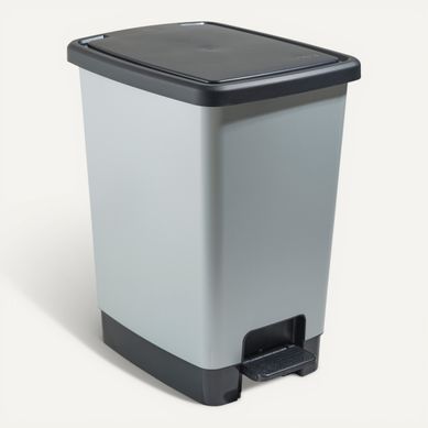 Poubelle 30L COVER BIN Métal vue 3/4