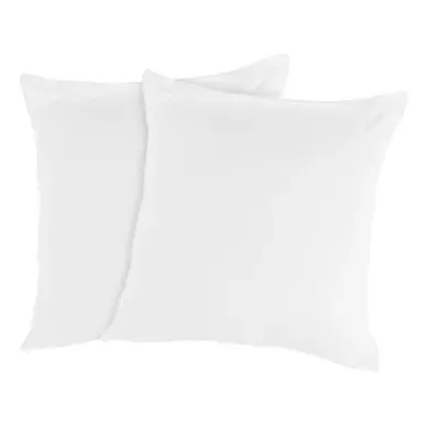 Lot de 2 oreillers 60x60 cm DREAMEA ELEGANCE vue de profil