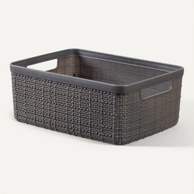 Panière 5L JUTE Gris Panière 5L JUTE Gris vue 3/4