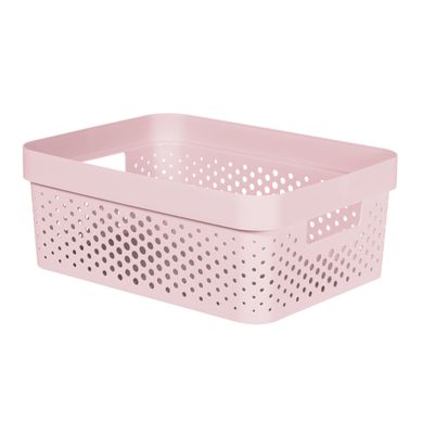 Bac recyclé 11L INFINITY Rose Bac recyclé 11L INFINITY Rose vue de profil