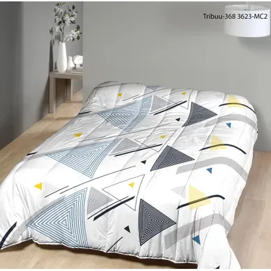 Couette Tempérée Imprimée Tribuu - 1 Ou 2 Personnes 200x200 - Mi Saison