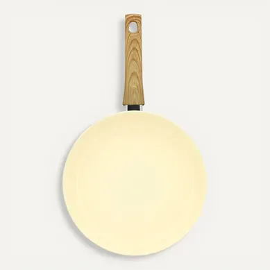 Poêle Ø. 28 cm Crème Poêle Ø. 28 cm Crème vue de face