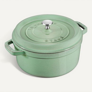 Cocotte 20 Cm, Rond(e), Sauge, Fonte