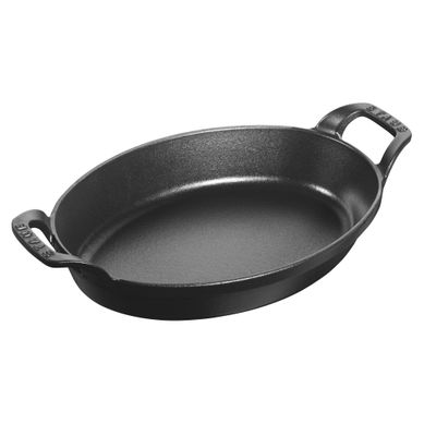 Plat à Gratin, Assiette Chaude, 24 Cm, Noir Mat Plat à Gratin, Assiette Chaude, 24 Cm, Noir Mat