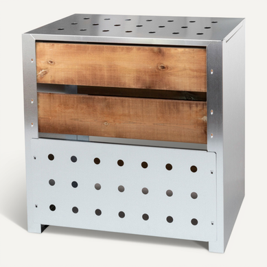 Composteur De Jardin Bois/galva 200l - 020221 Composteur De Jardin Bois/galva 200l - 020221