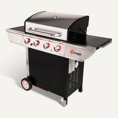 Manhattan 400gpi Barbecue à Gaz 4 Brûleurs 14kw Manhattan 400gpi Barbecue à Gaz 4 Brûleurs 14kw