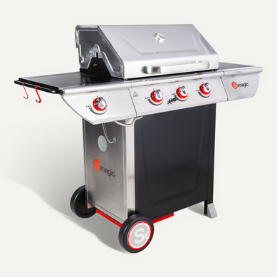 Manhattan 350gpi Barbecue à Gaz - 3 Brûleurs 10.5kw + Plaque Chauffante Manhattan 350gpi Barbecue à Gaz - 3 Brûleurs 10.5kw + Plaque Chauffante