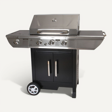 Barbecue Au Gaz Baltimore - 3 Brûleurs 10,5kw + Réchaud Barbecue Au Gaz Baltimore - 3 Brûleurs 10,5kw + Réchaud