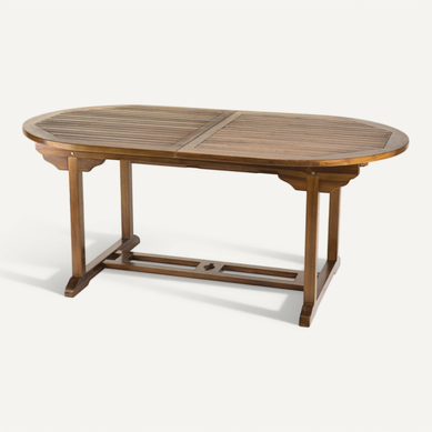 Maeva - Table De Jardin 8/10 Pers. Table Ext. 180/240cm Bois Teck Huilé Maeva - Table De Jardin 8/10 Pers. Table Ext. 180/240cm Bois Teck Huilé