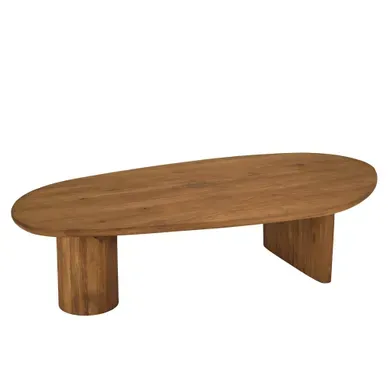 Sixtine - Table Basse 140x75cm En Bois De Teck Recyclé Sixtine - Table Basse 140x75cm En Bois De Teck Recyclé