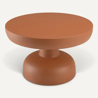 Hortense - Table Basse Ronde 60cm En Fer Couleur Marron Mat Hortense - Table Basse Ronde 60cm En Fer Couleur Marron Mat