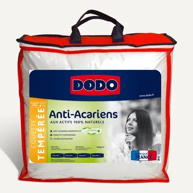 Couette tempérée 260x240cm DODO SANIPROTECT ANTI-ACARIENS vue 3/4