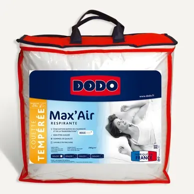 Couette tempérée 140x200 DODO MAX'AIR 2 vue 3/4