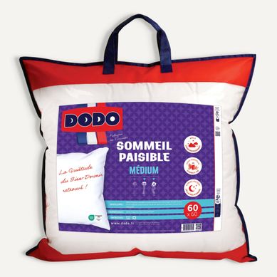 Oreiller 60x60 cm DODO SOMMEIL PAISIBLE vue 3/4