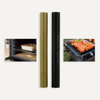 Feuille de cuisson HOME EQUIPEMENT Set de 2 feuilles cuisson Feuille de cuisson HOME EQUIPEMENT Set de 2 feuilles cuisson vue de face